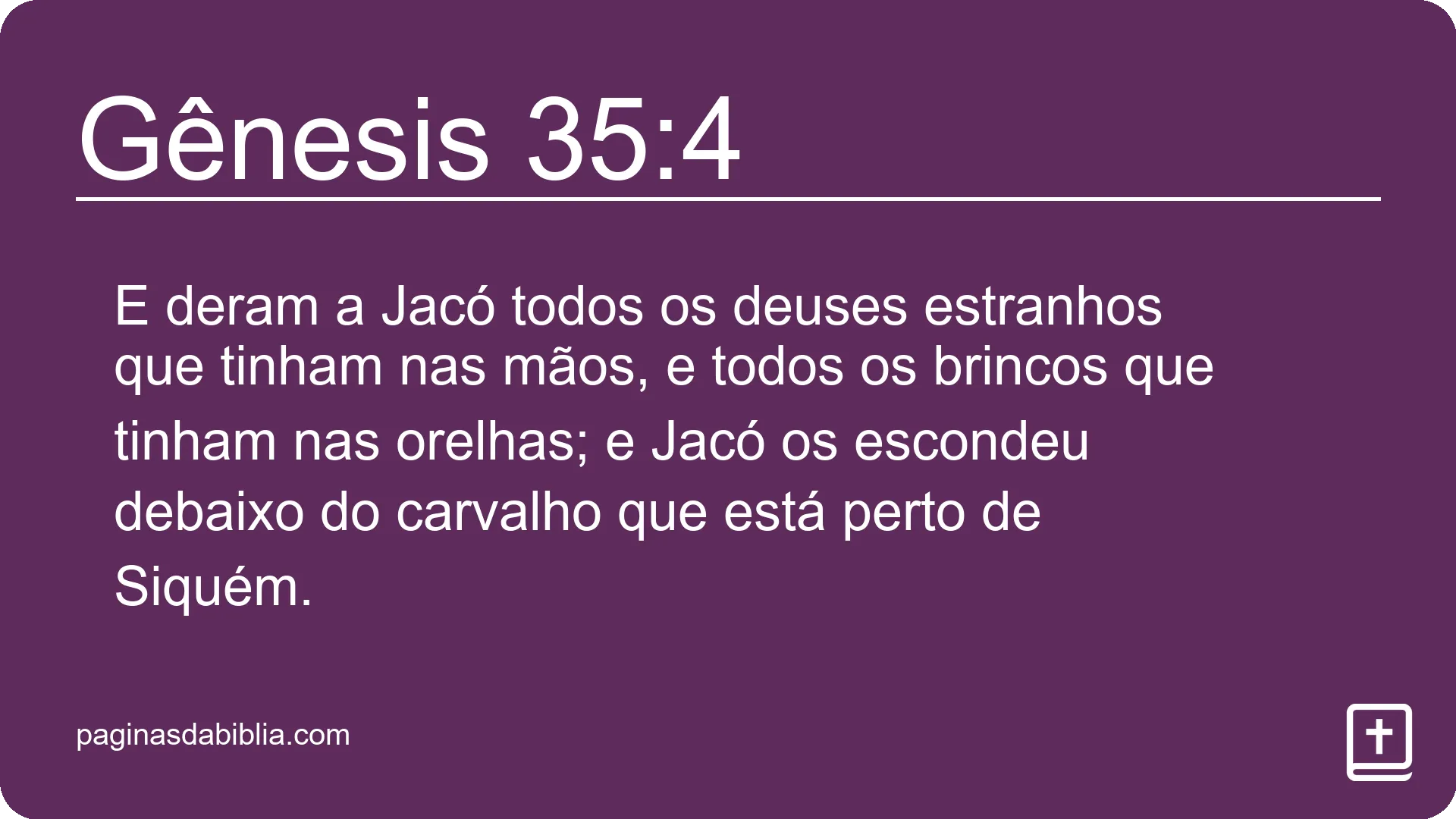 Gênesis 35:4