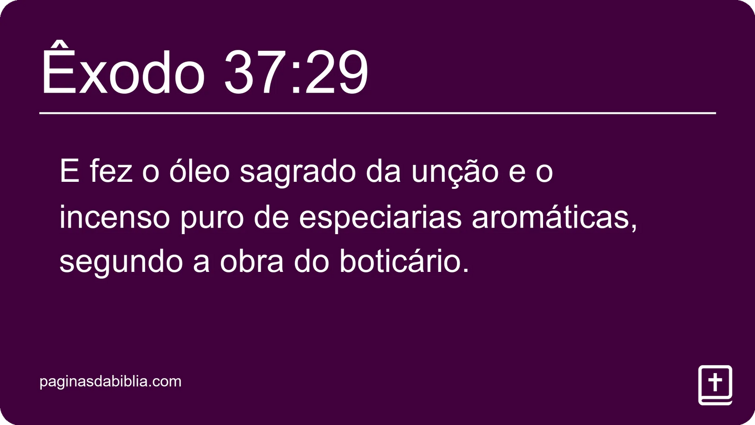 Êxodo 37:29