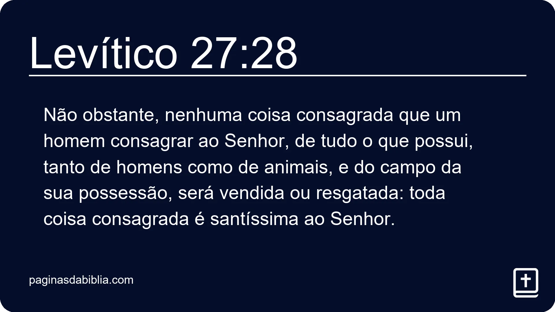 Levítico 27:28