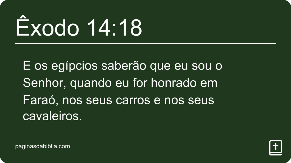 Êxodo 14:18