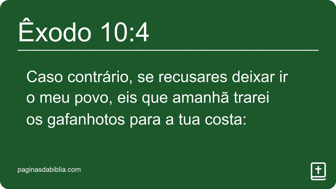 Êxodo 10:4