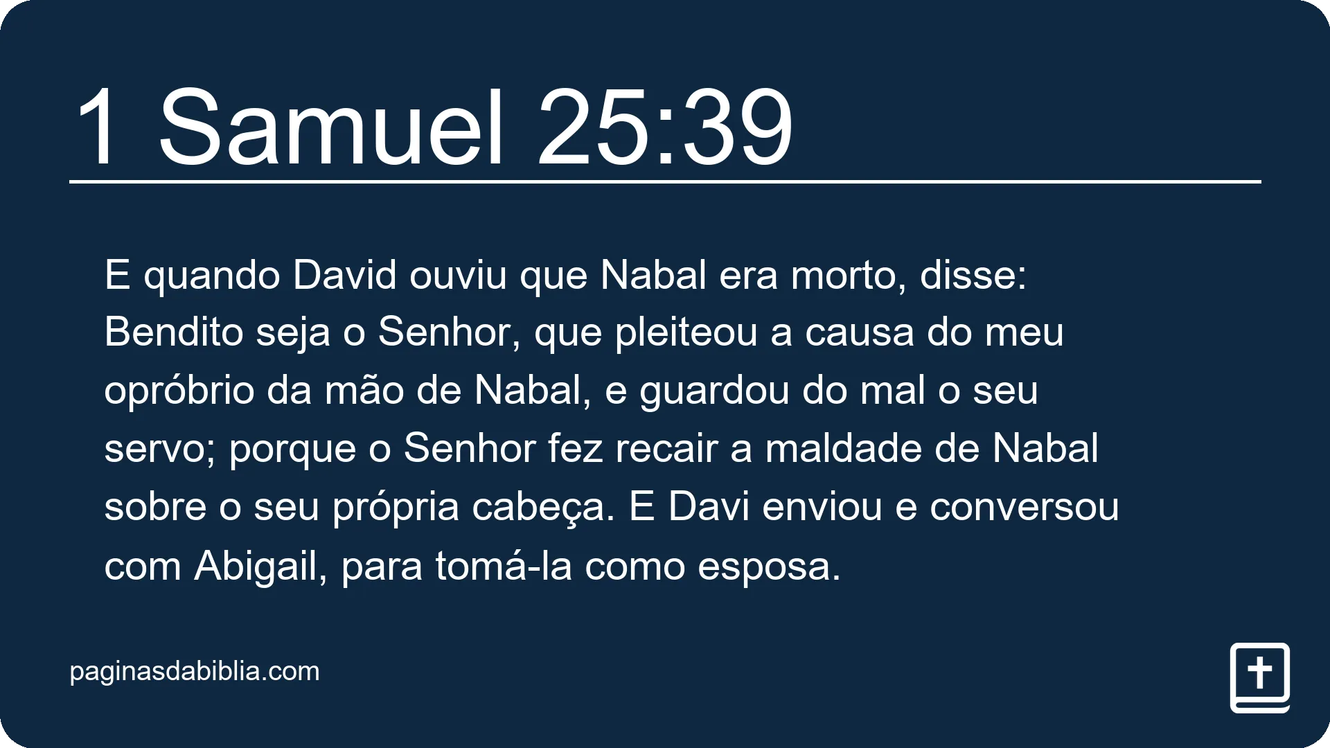 1 Samuel 25:39