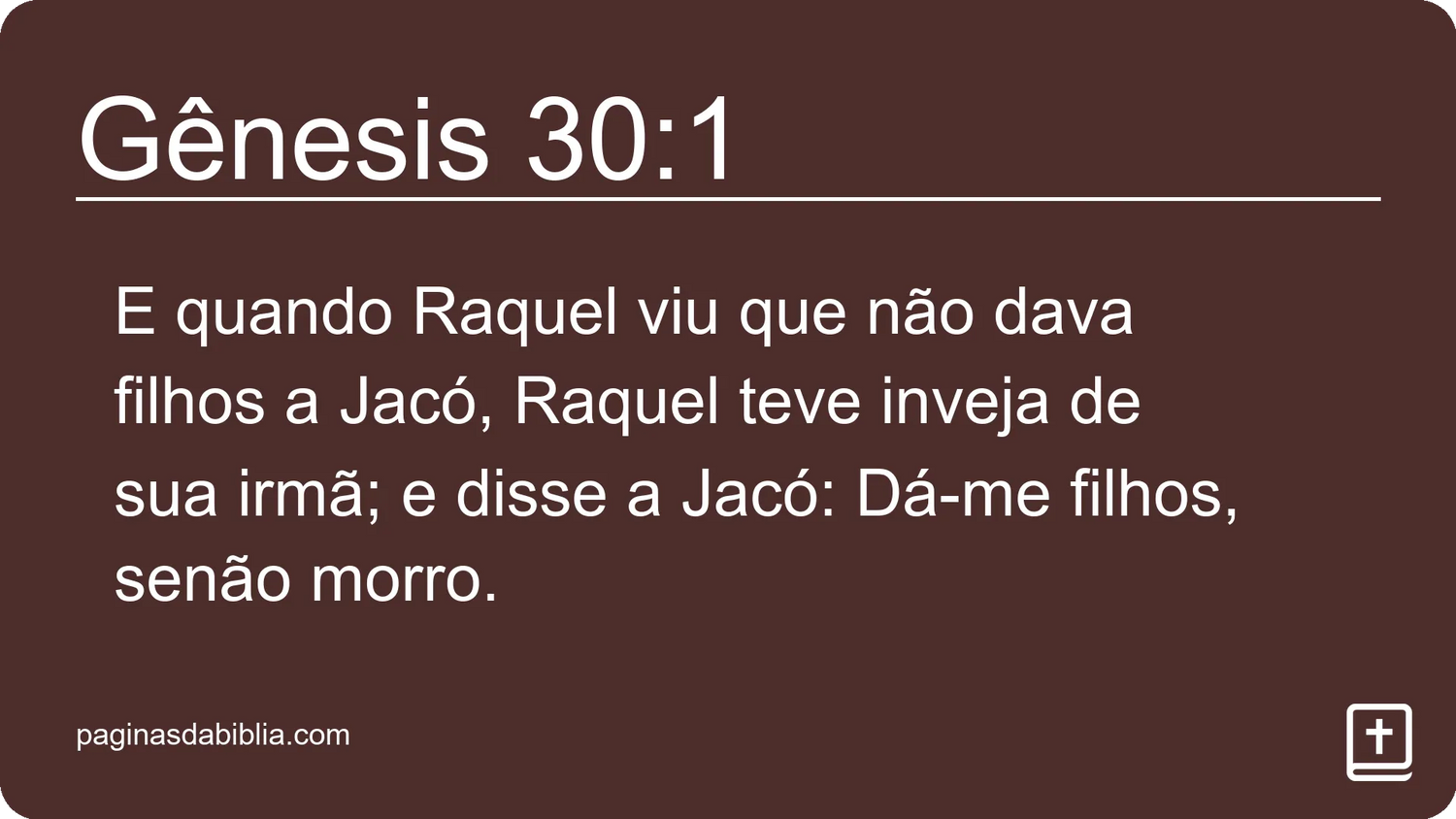 Gênesis 30:1