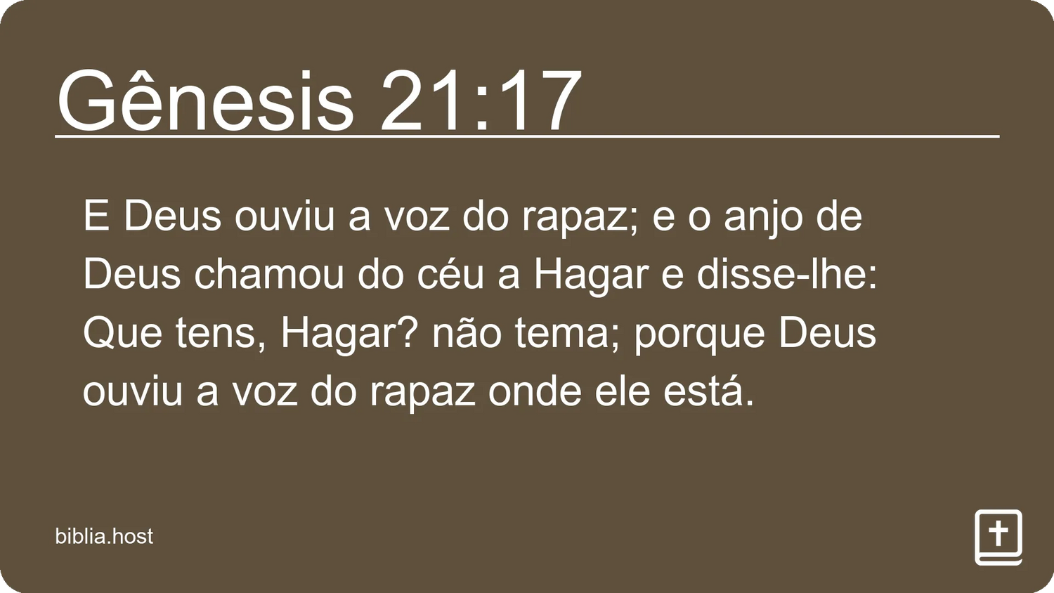 Gênesis 21:17