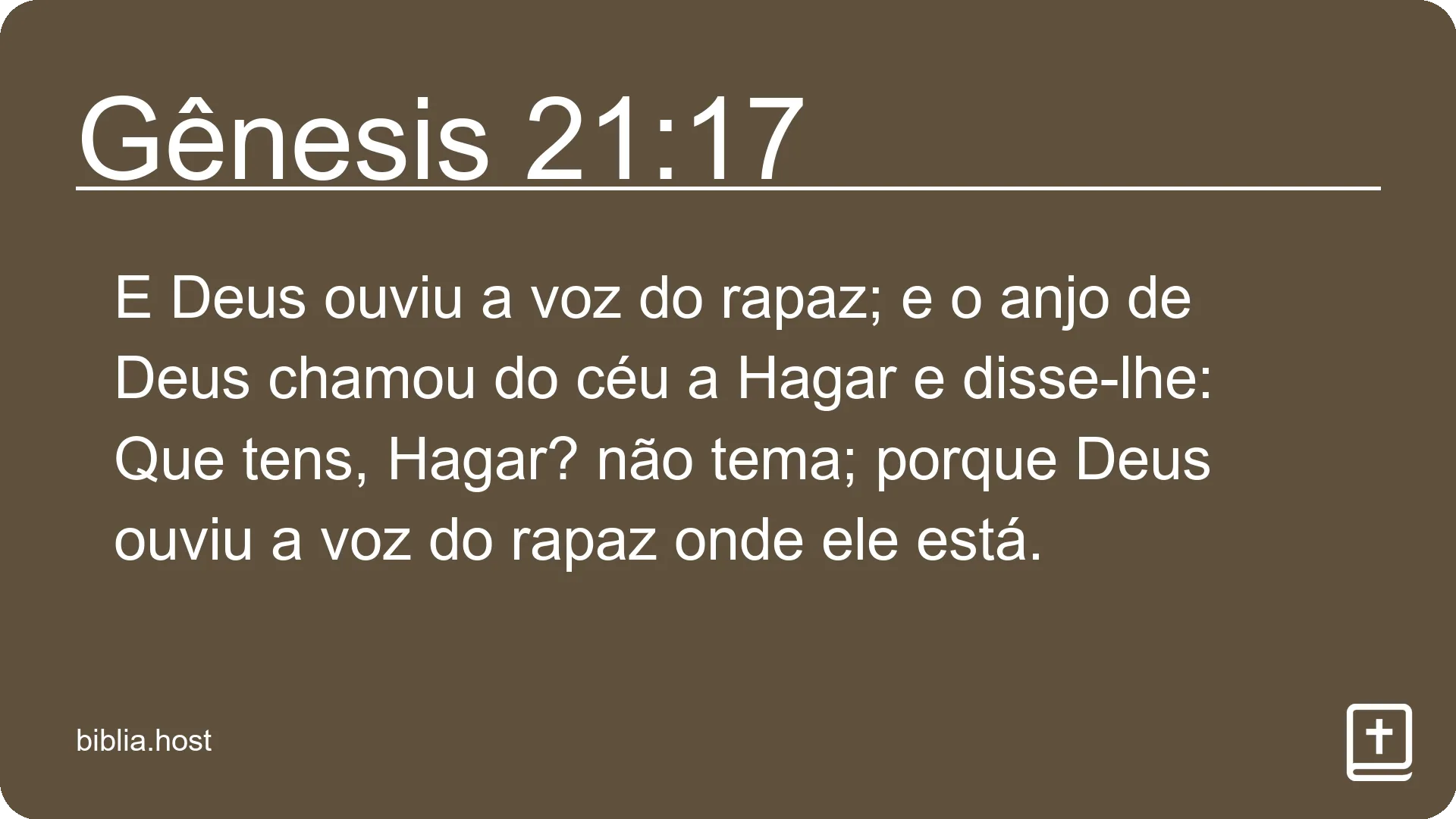 Gênesis 21:17