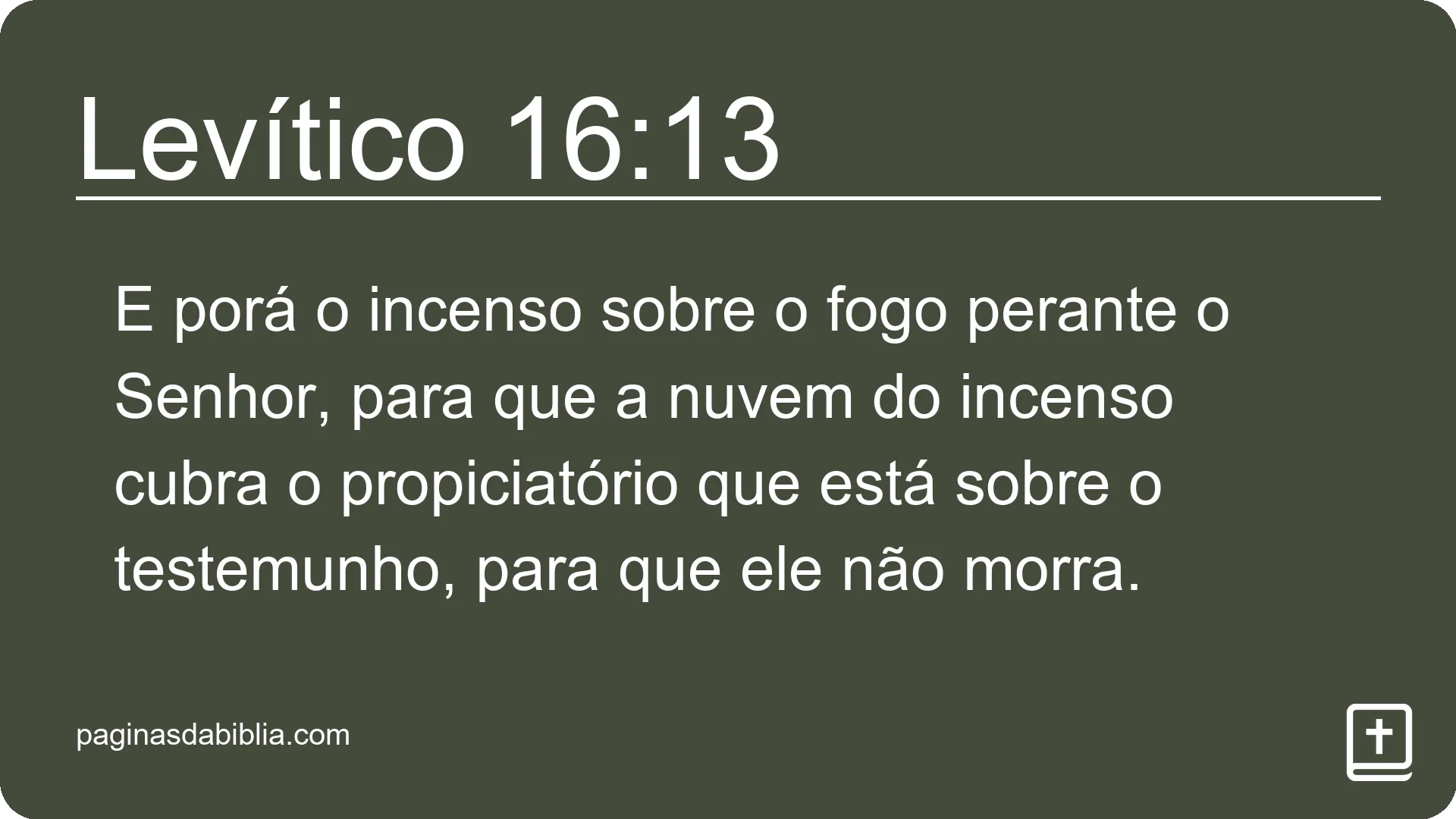 Levítico 16:13