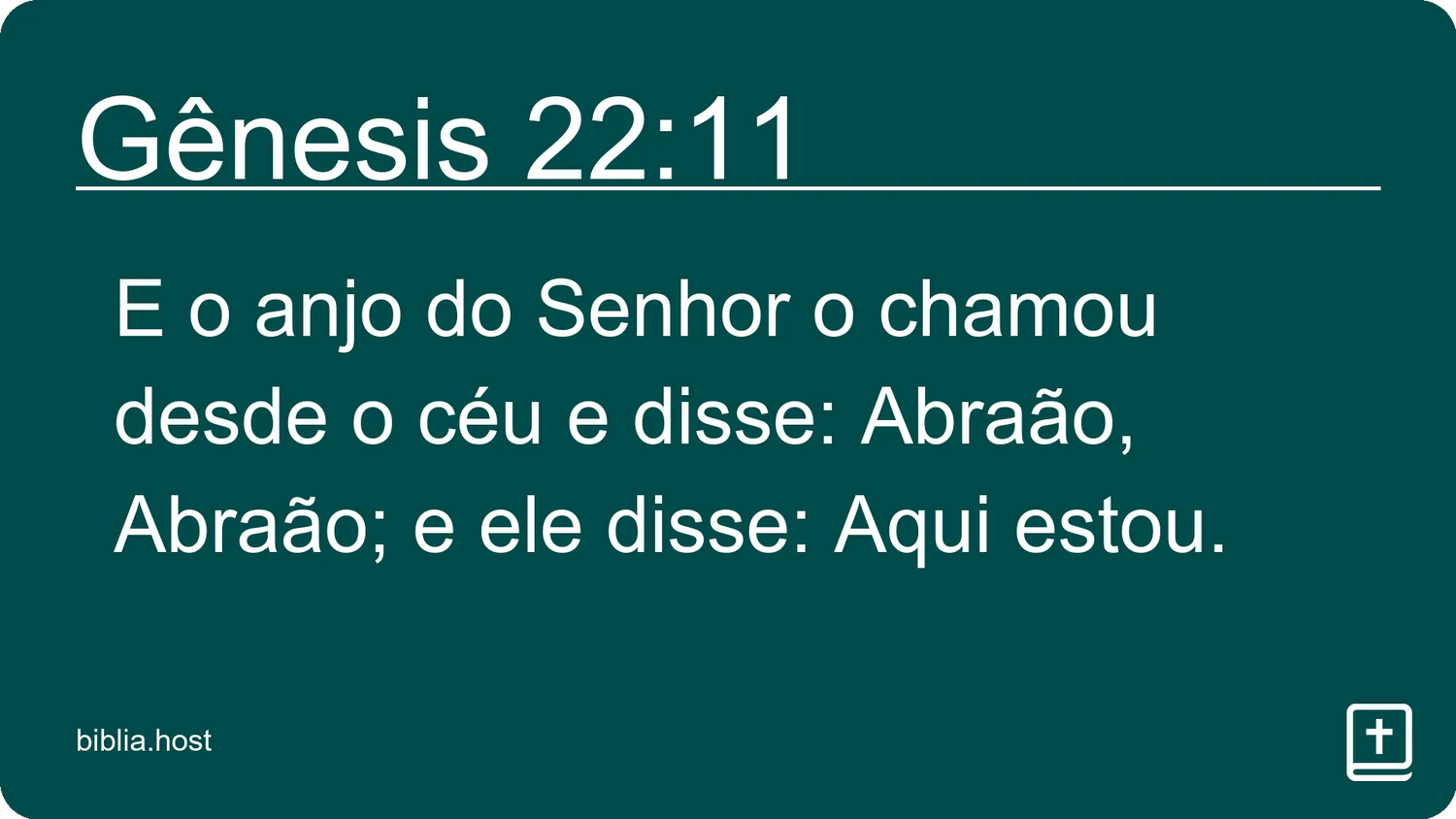 Gênesis 22:11