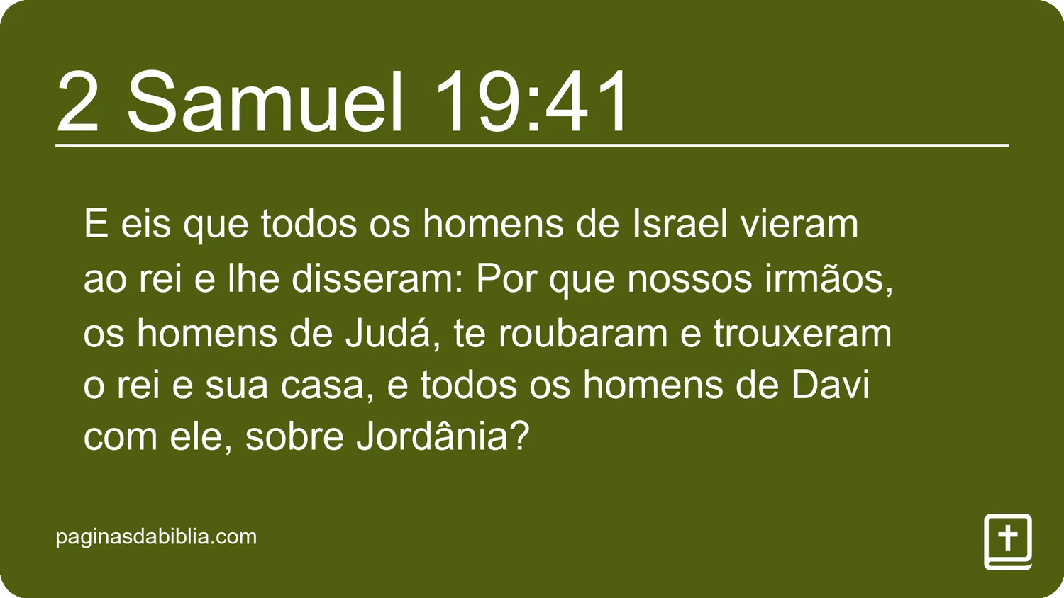 2 Samuel 19:41