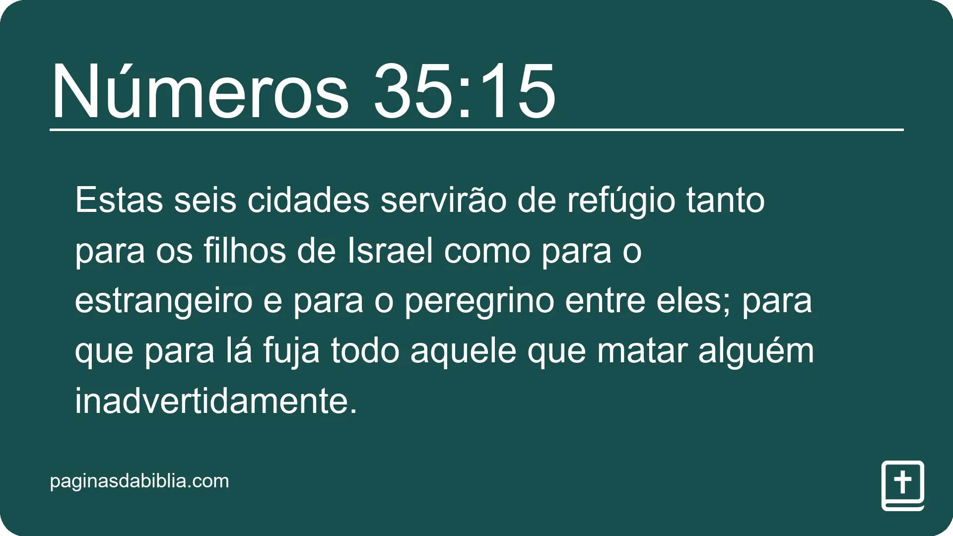 Números 35:15