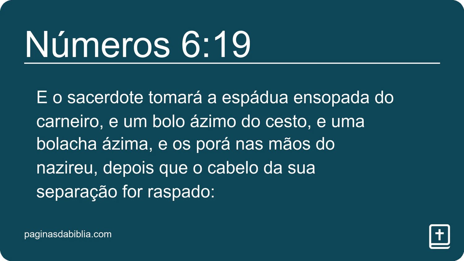 Números 6:19