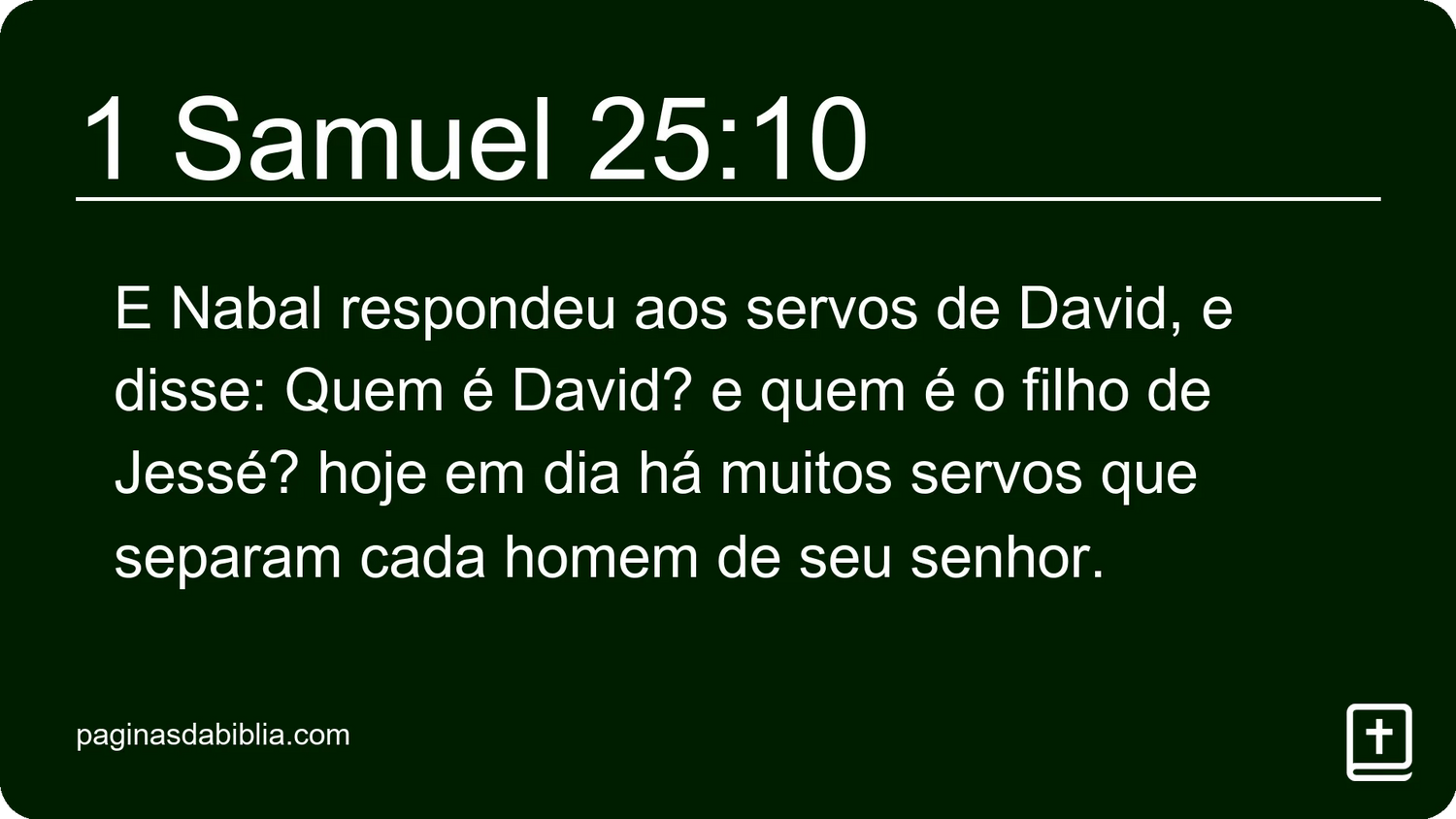 1 Samuel 25:10