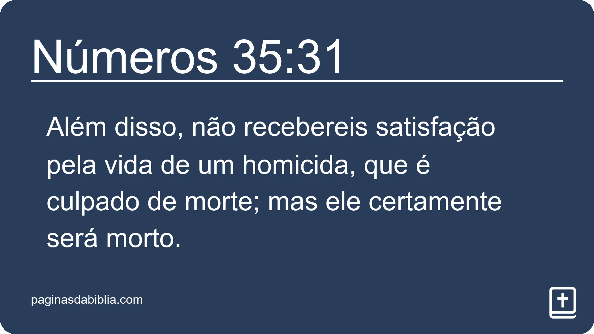 Números 35:31