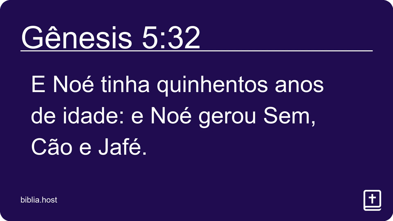 Gênesis 5:32