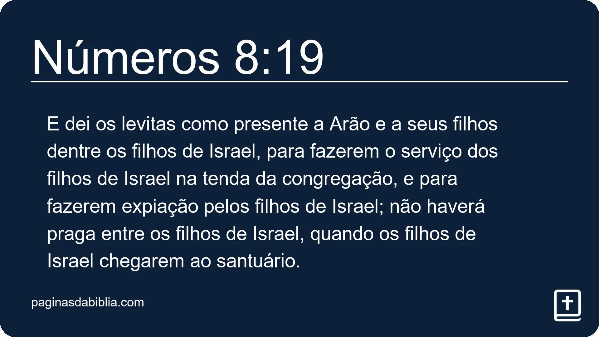 Números 8:19