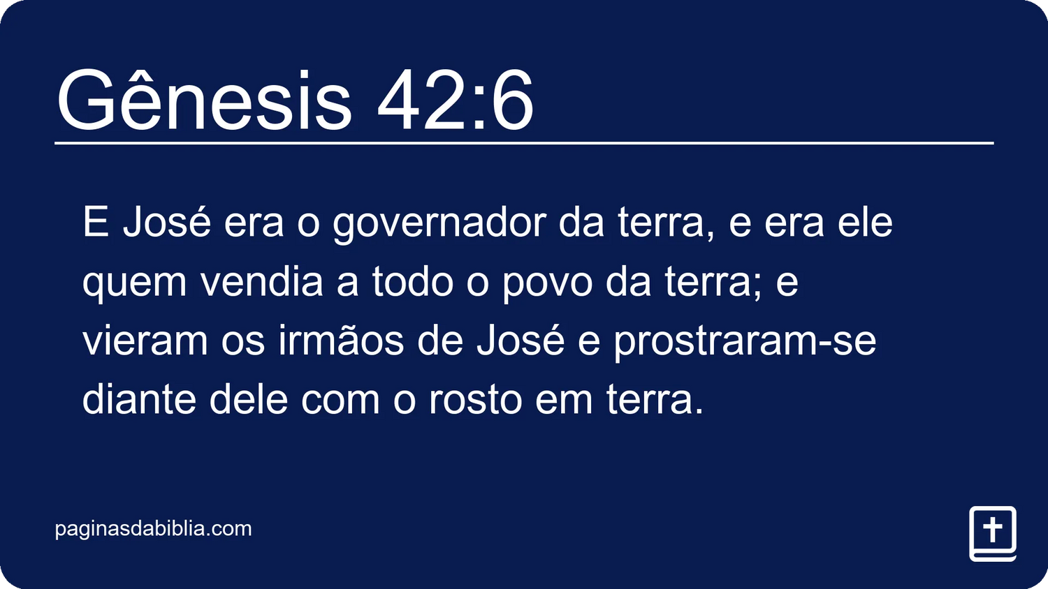 Gênesis 42:6