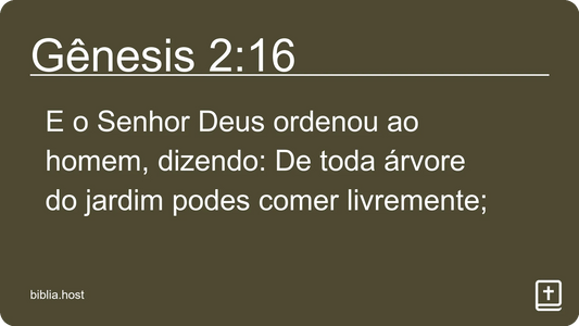 Gênesis 2:16