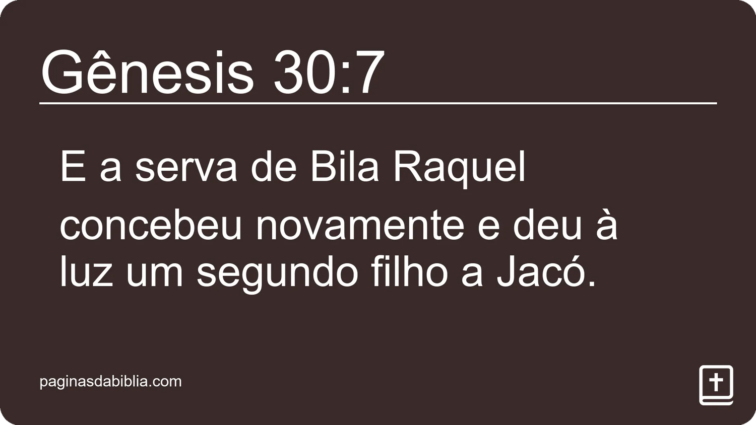 Gênesis 30:7