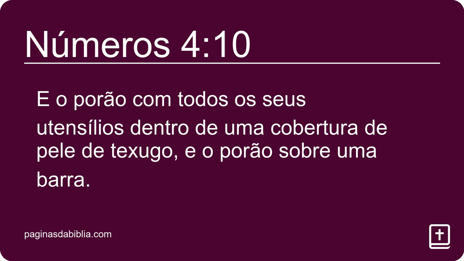 Números 4:10