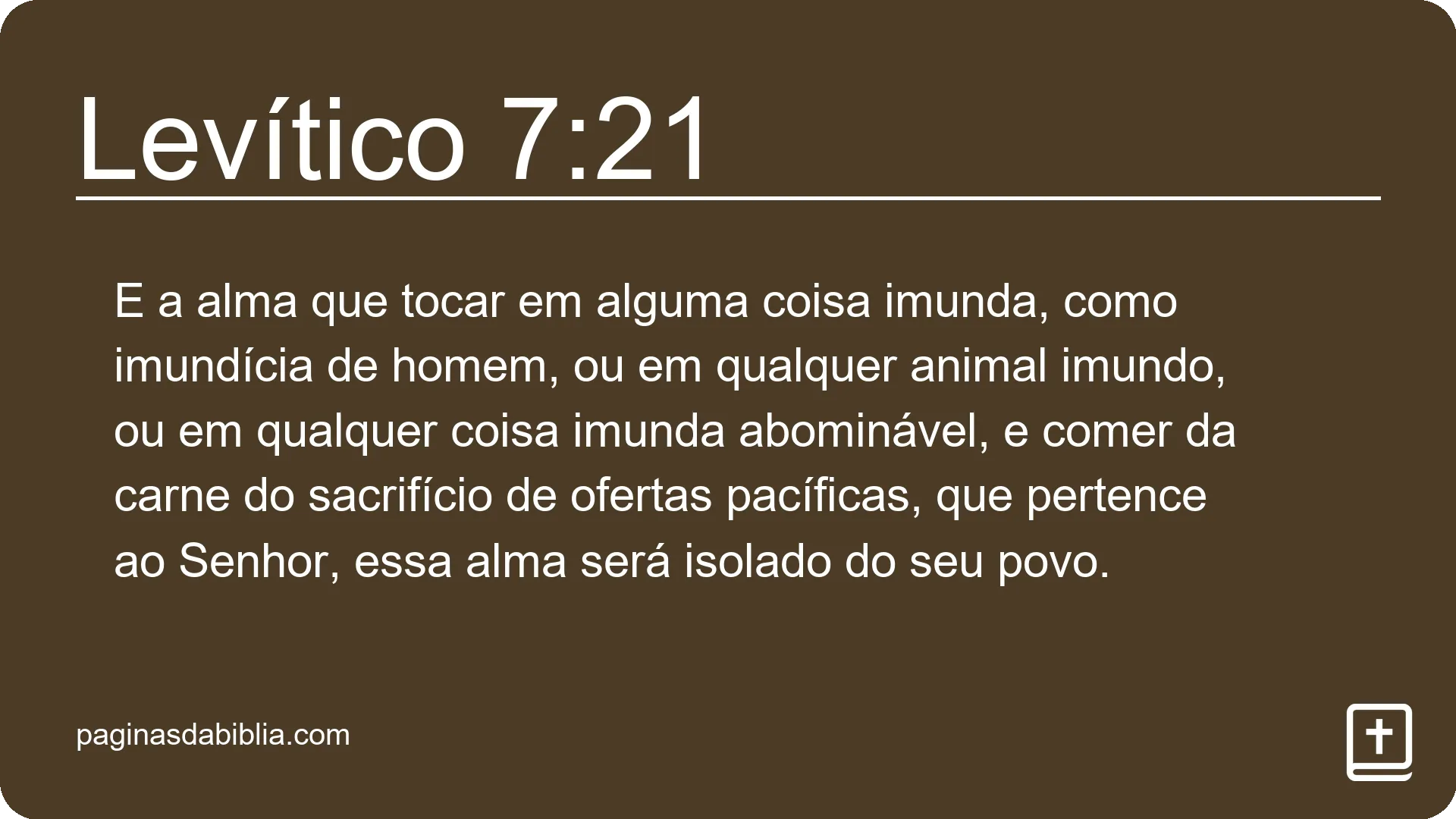 Levítico 7:21