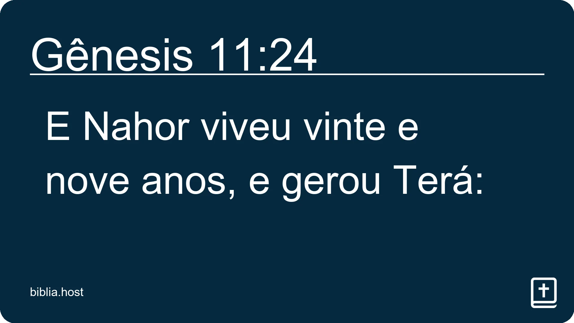 Gênesis 11:24