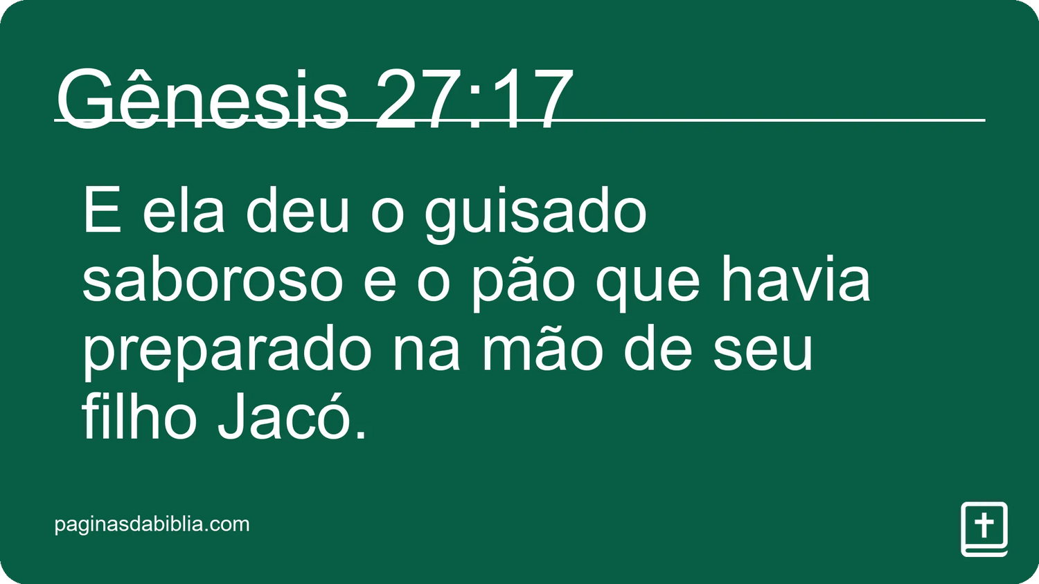 Gênesis 27:17