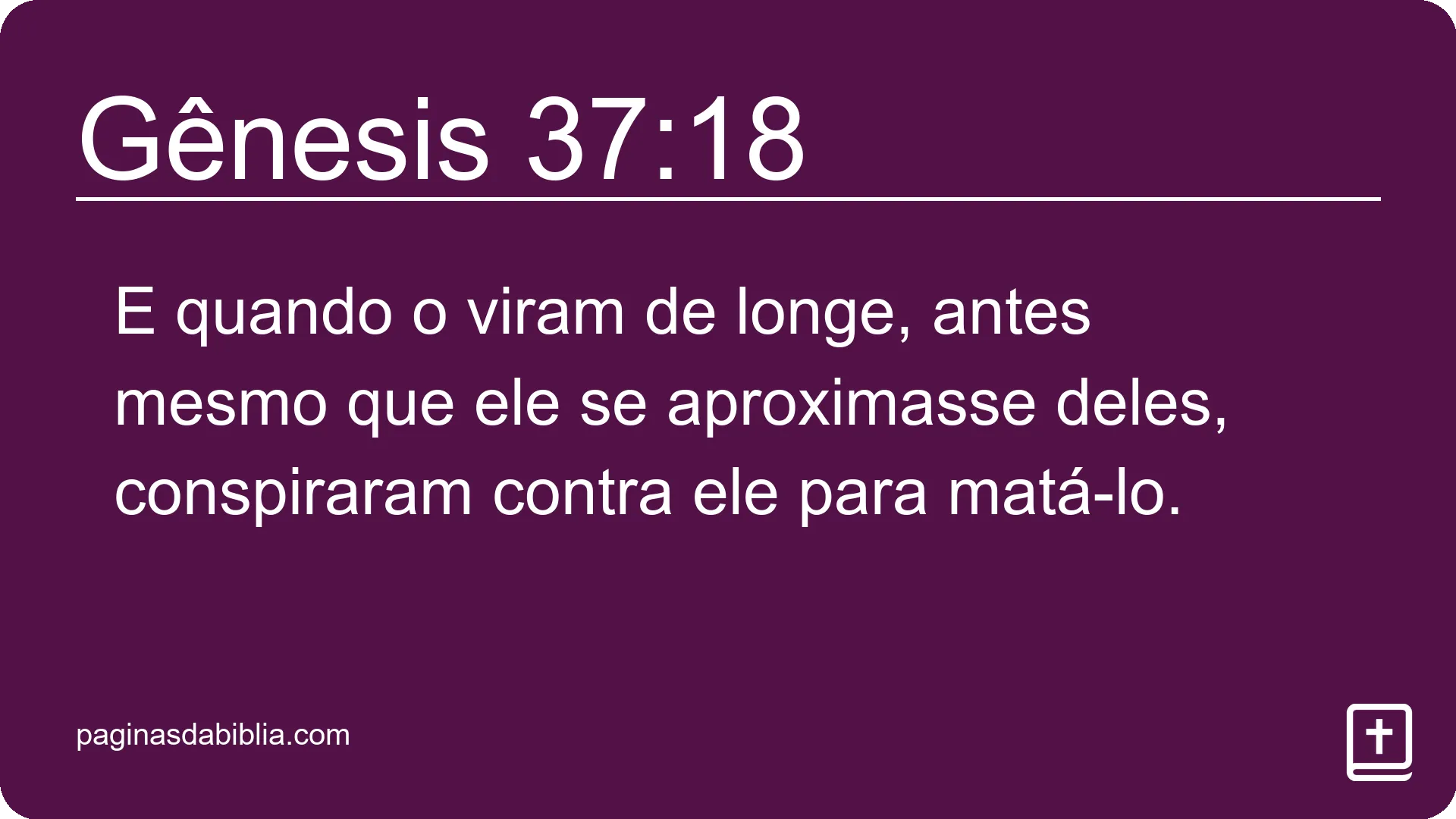 Gênesis 37:18