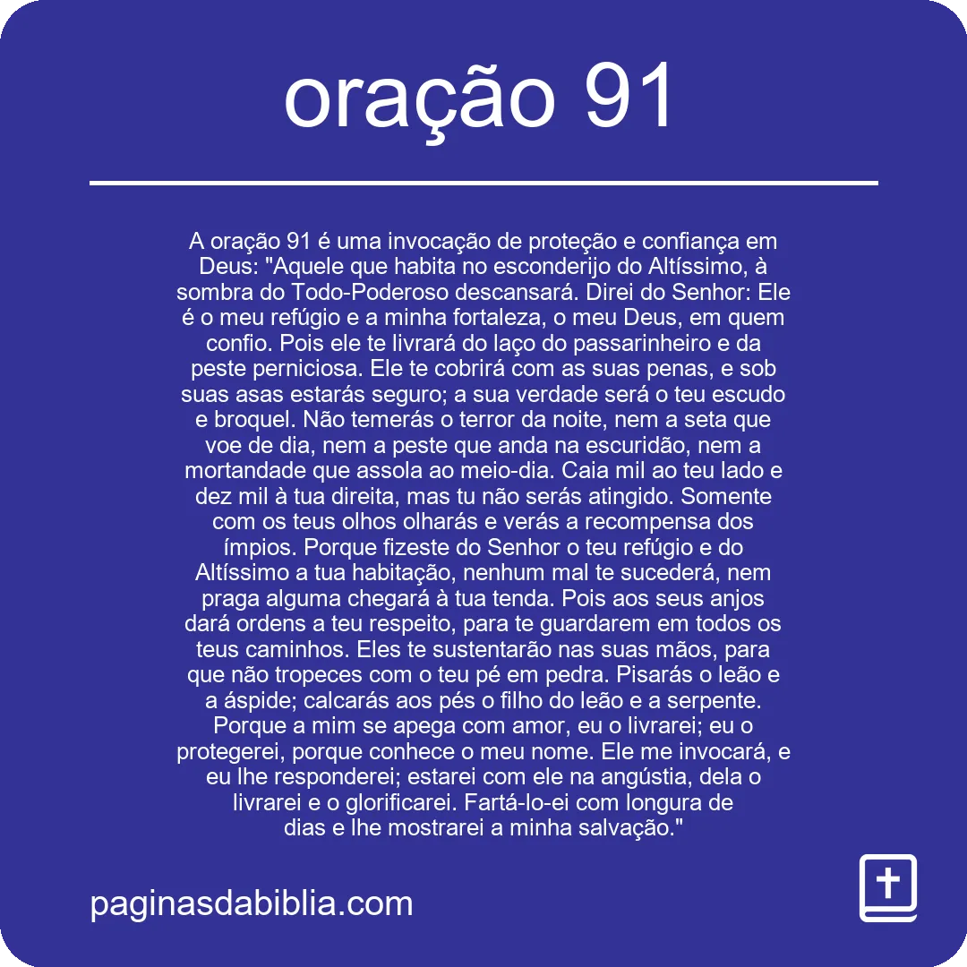 oração 91