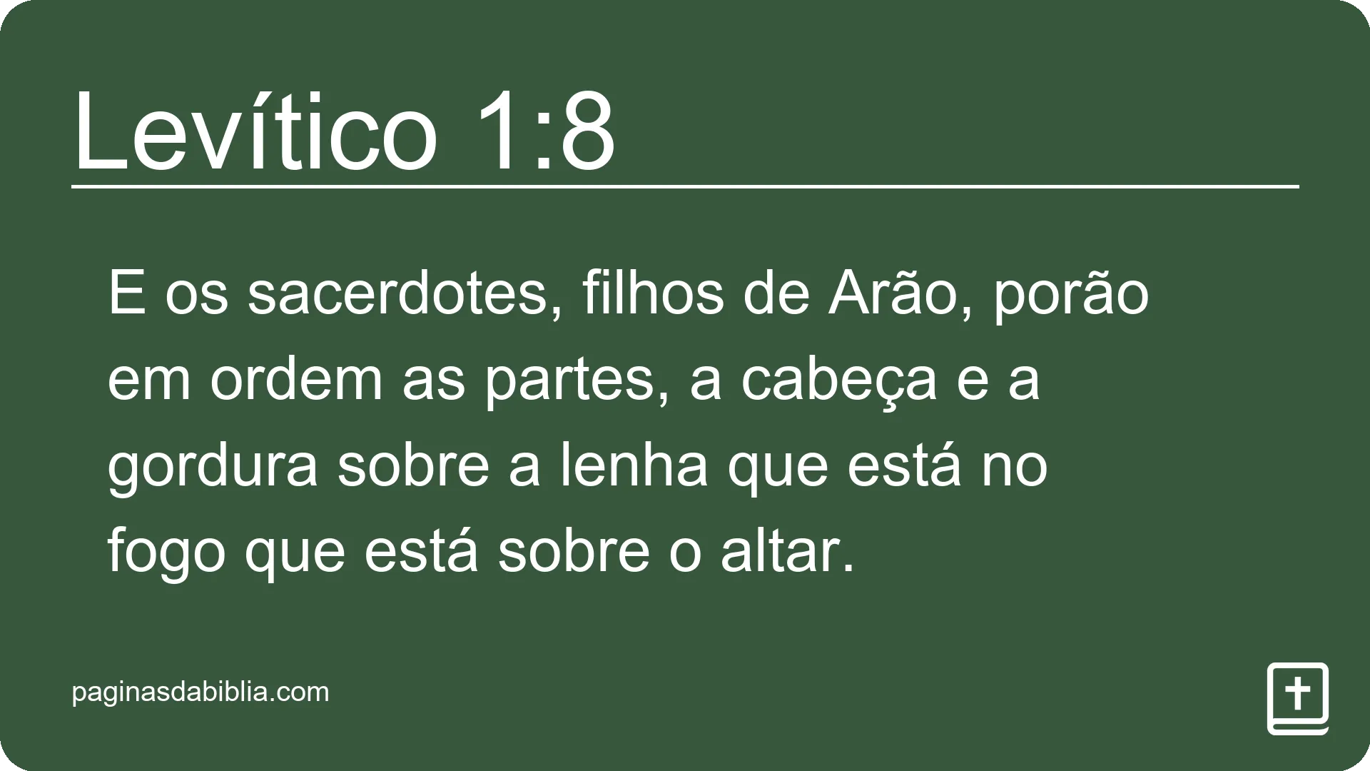 Levítico 1:8