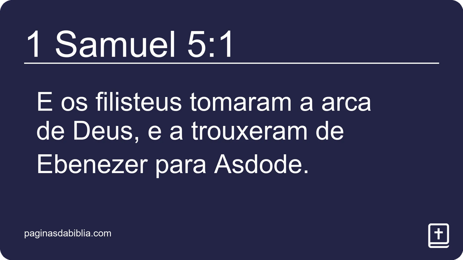 1 Samuel 5:1