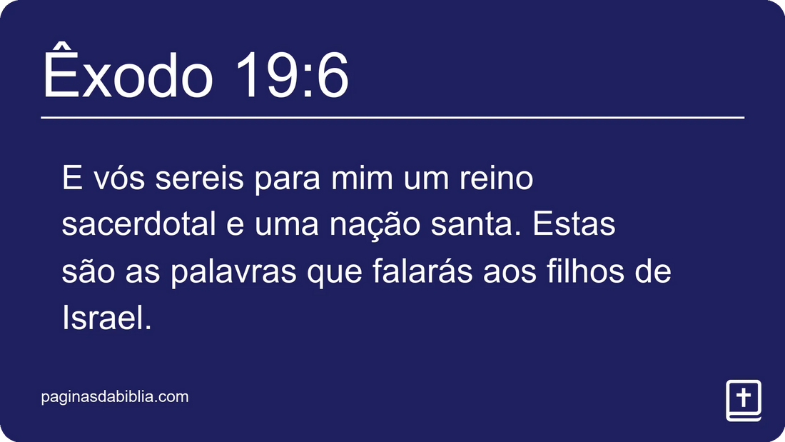 Êxodo 19:6