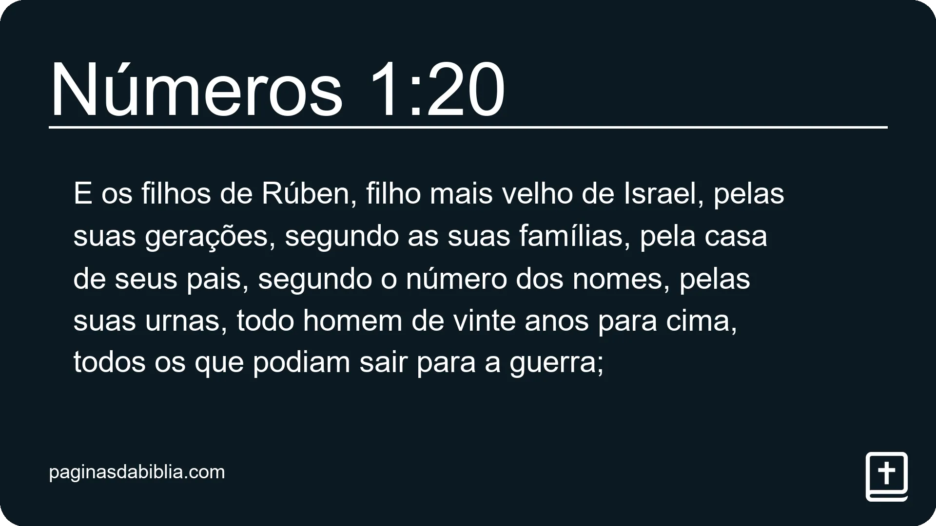 Números 1:20