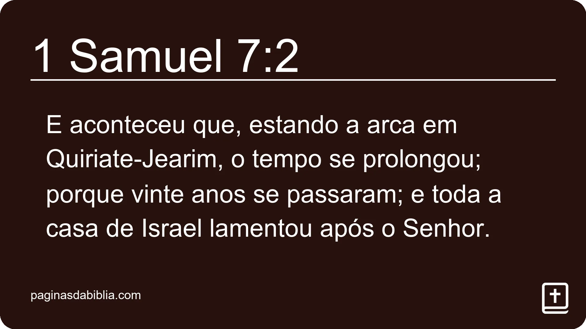 1 Samuel 7:2