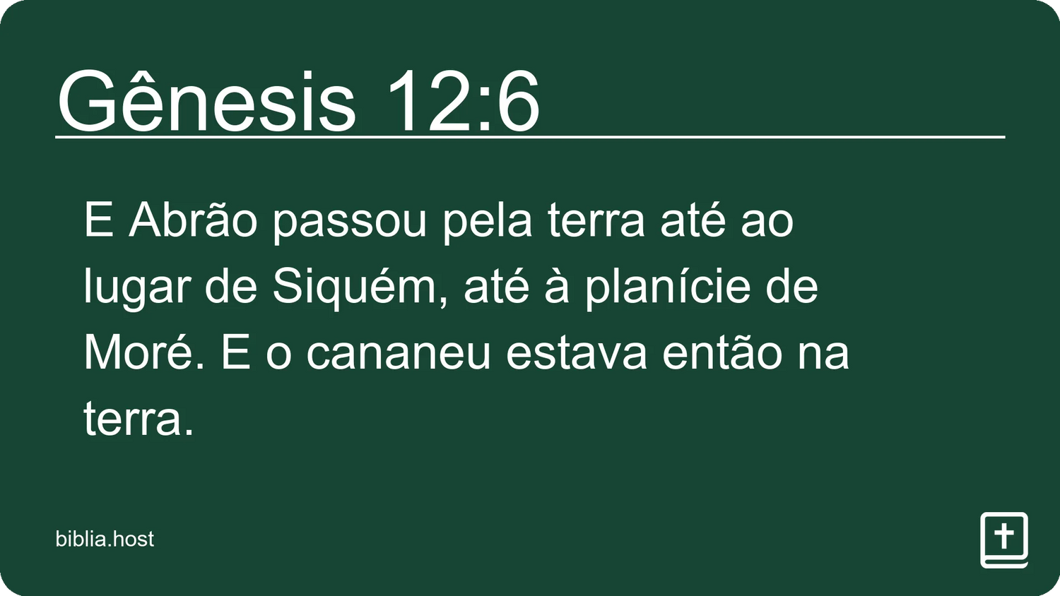 Gênesis 12:6