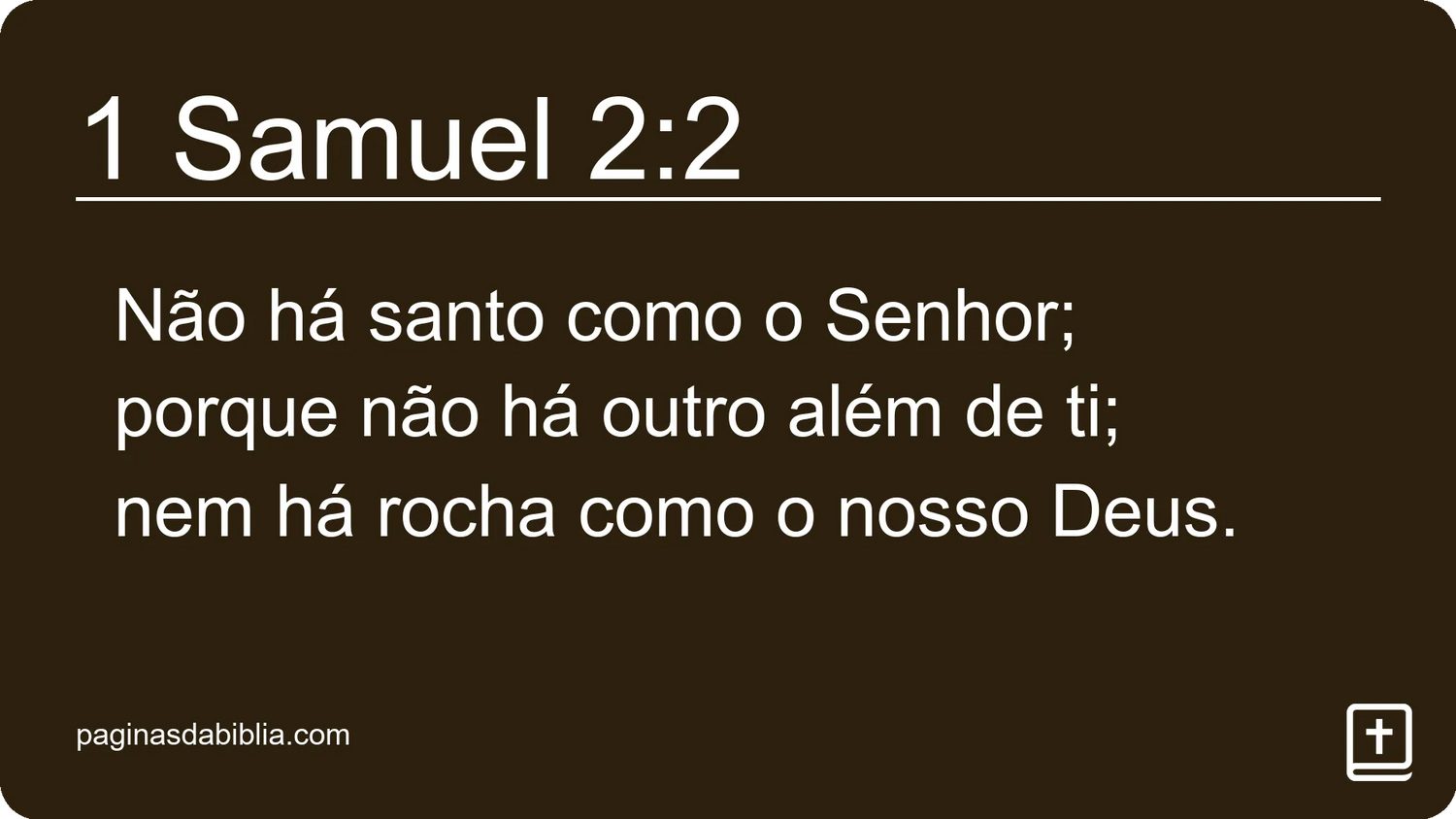 1 Samuel 2:2