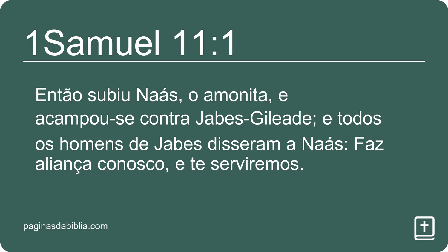 1Samuel 11:1