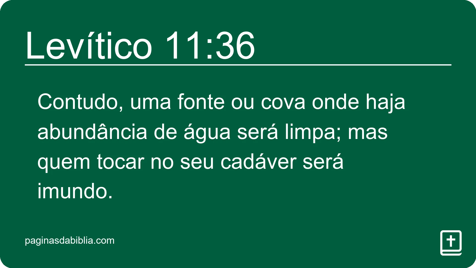 Levítico 11:36