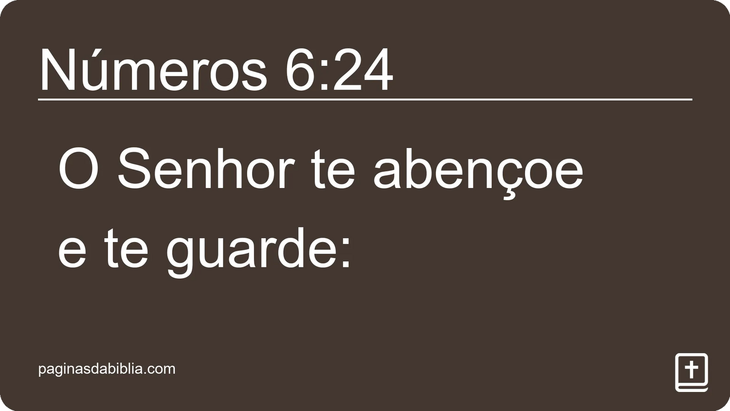 Números 6:24