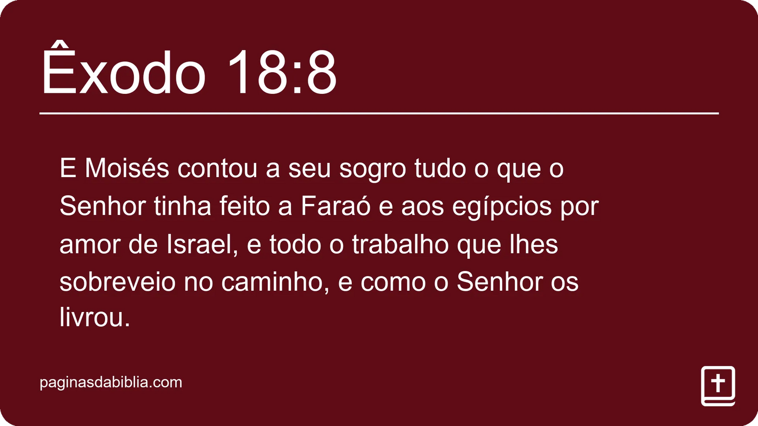 Êxodo 18:8