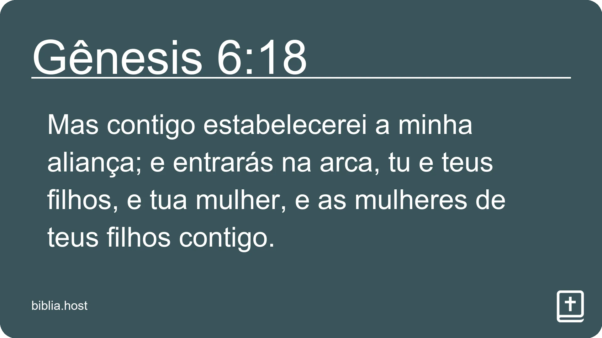 Gênesis 6:18