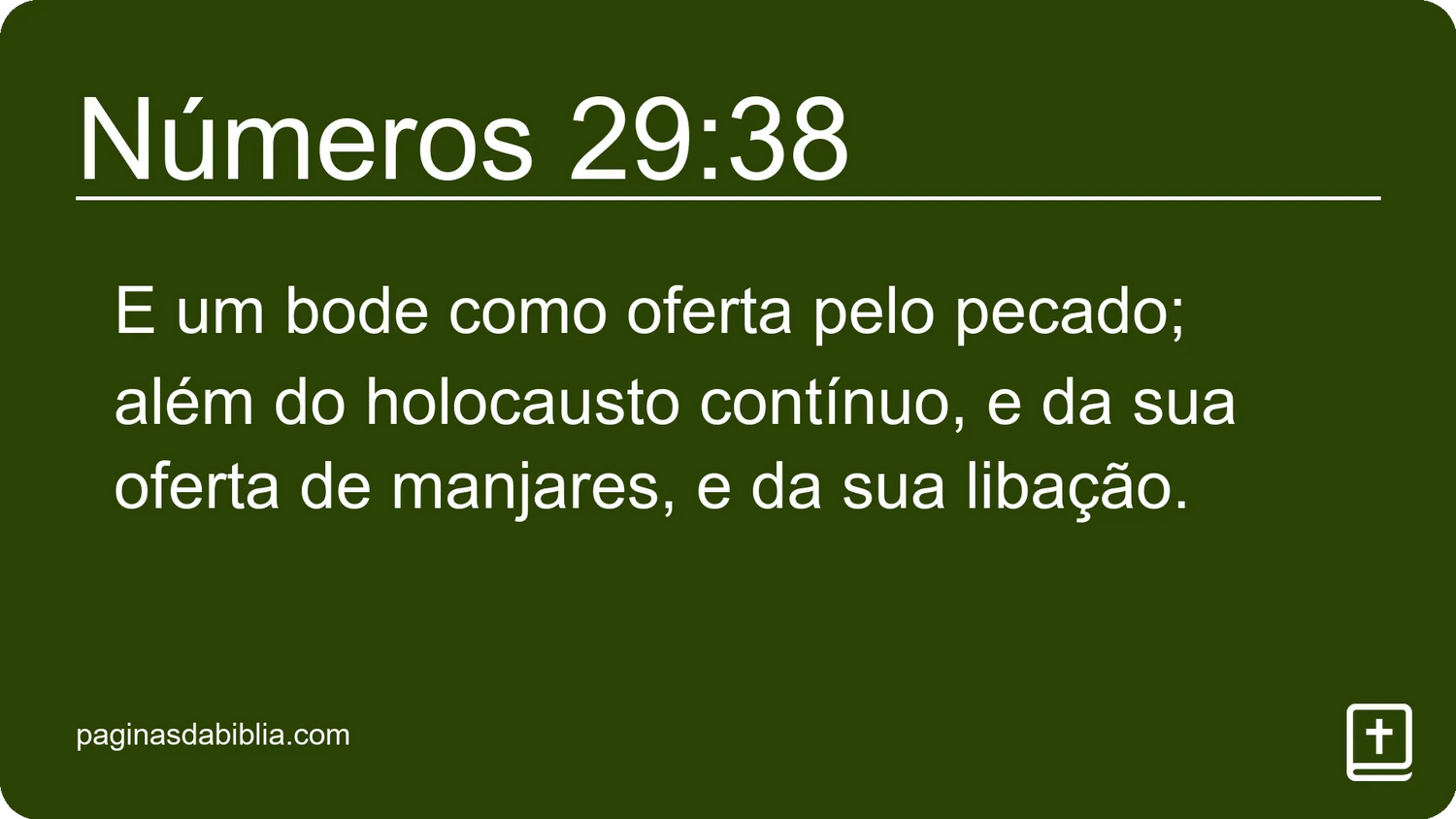 Números 29:38