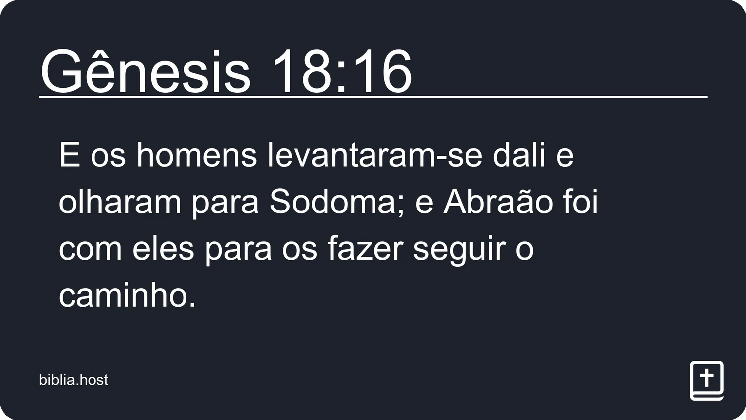 Gênesis 18:16