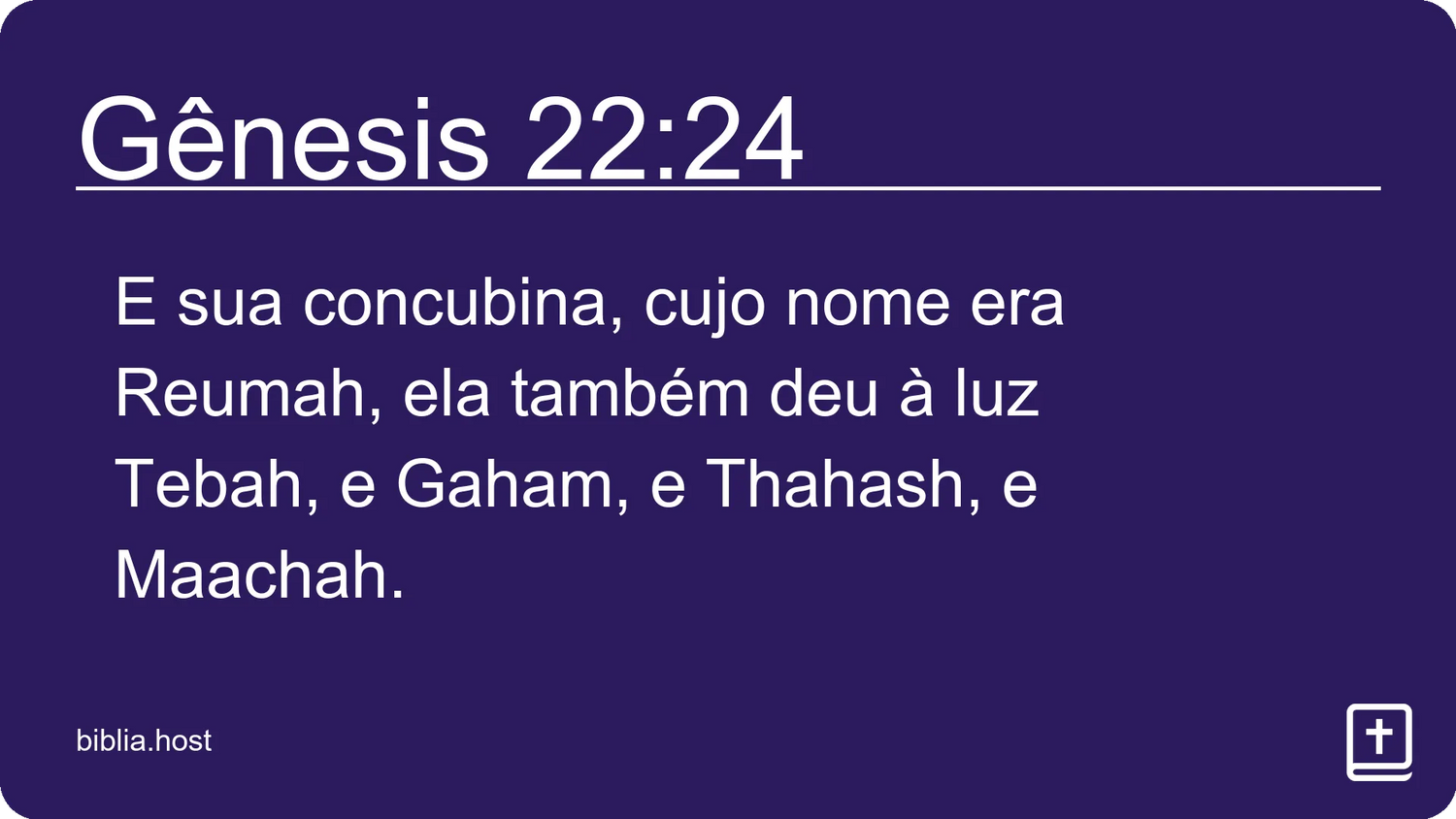 Gênesis 22:24