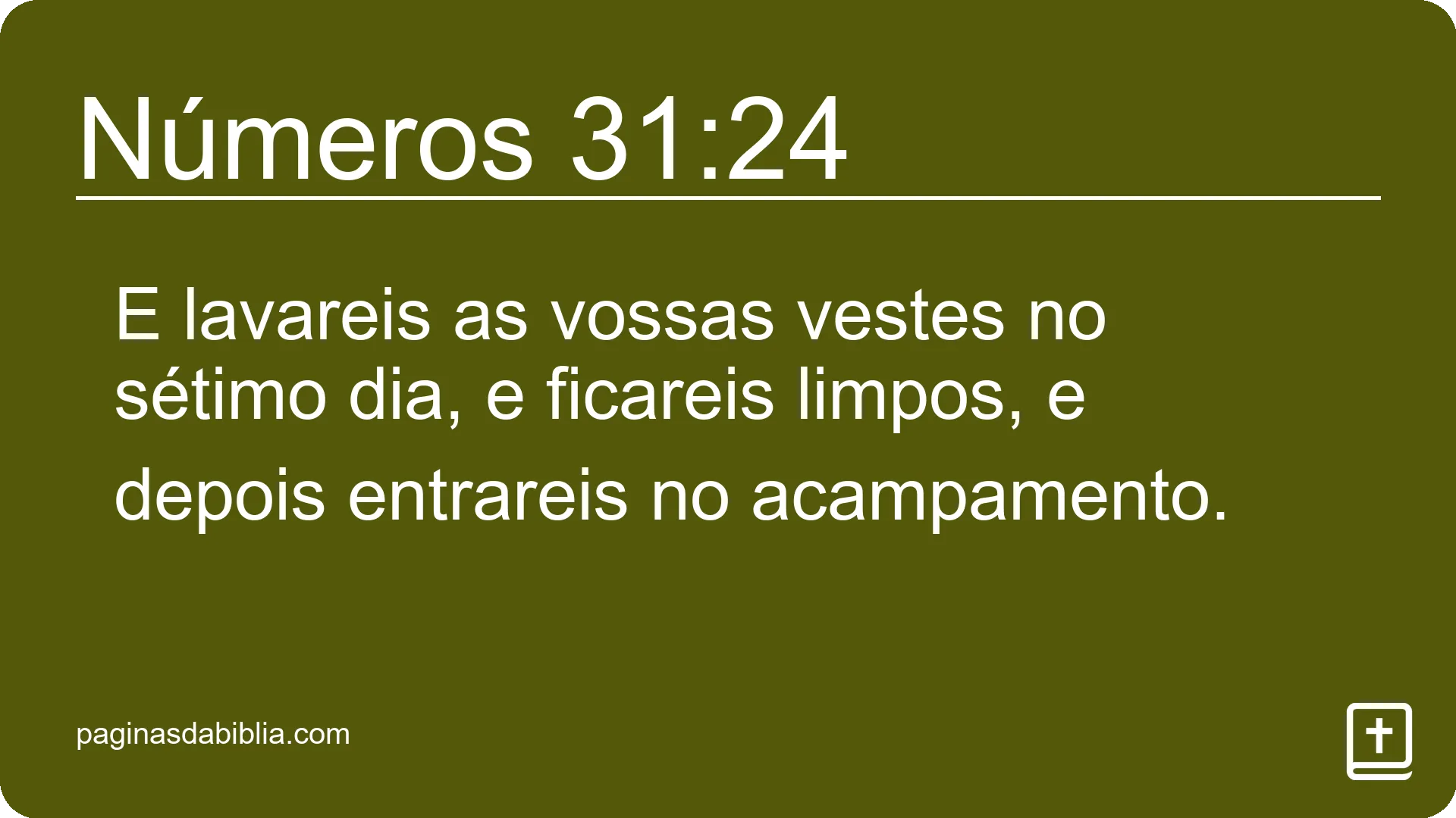 Números 31:24