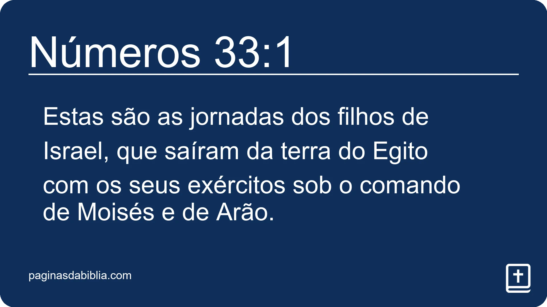 Números 33:1