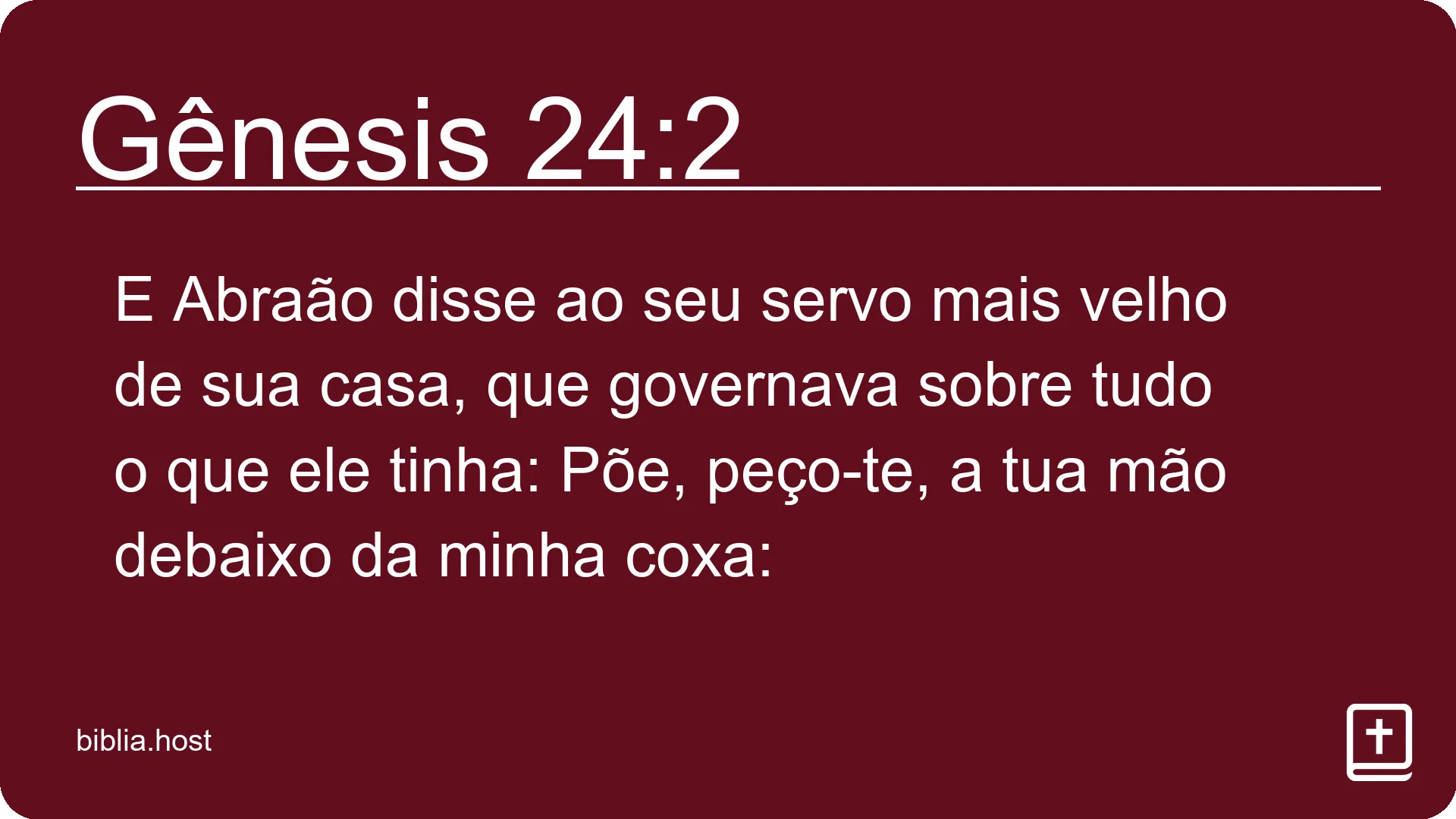 Gênesis 24:2