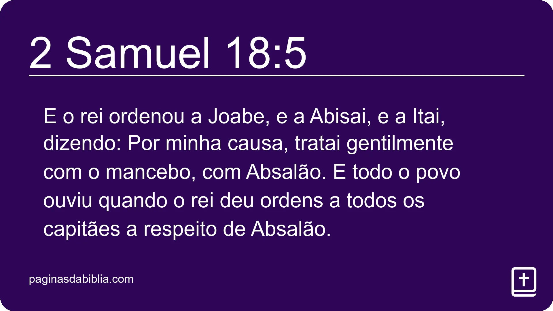 2 Samuel 18:5