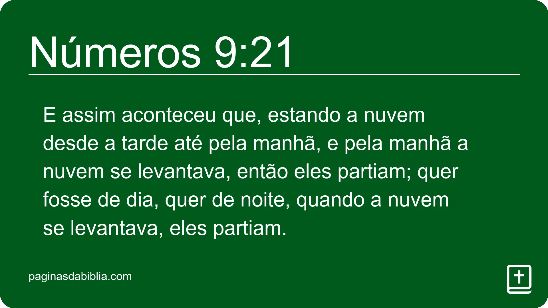 Números 9:21