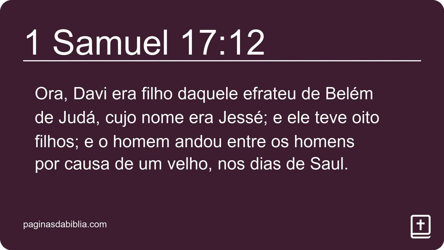 1 Samuel 17:12