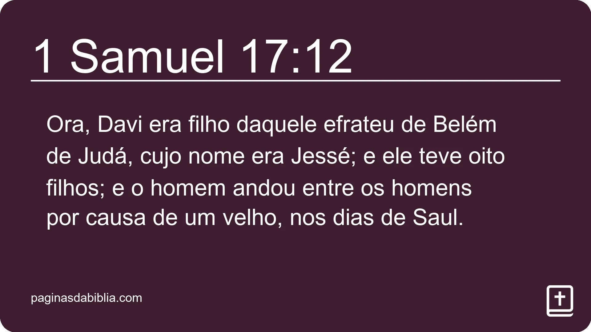 1 Samuel 17:12