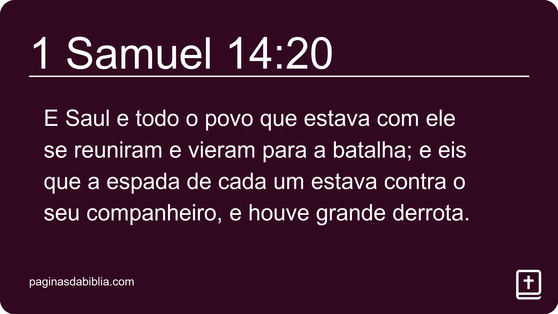 1 Samuel 14:20